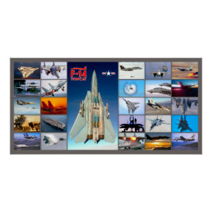 PÓSTER F-14 "MONTAJE" TOMCAT