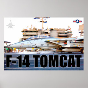 Póster F-14 POSTER de "LANZAMIENTO" TOMCAT