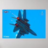 F-14 POSTER TOMCAT "AFTERBURNER"