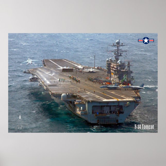 PÓSTER F-14 POSTER TOMCAT "CARRIER" (Frente)
