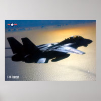 F-14 POSTER TOMCAT "EN PATRULLA"
