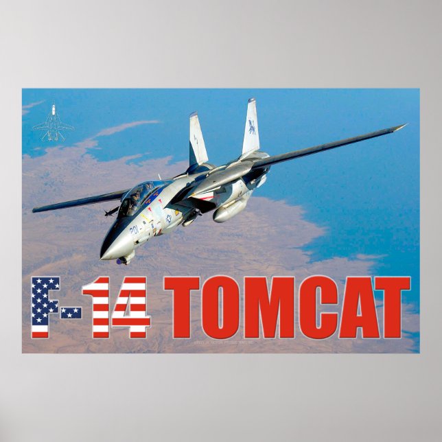 PÓSTER F-14 POSTER TOMCAT "EN PATRULLA" (Frente)
