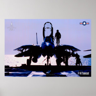 PÓSTER F-14 POSTER TOMCAT "PREFLIGHT"