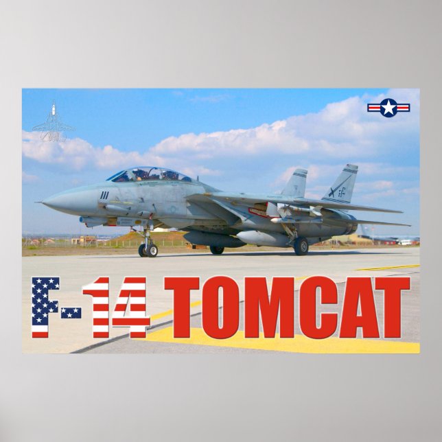PÓSTER F-14 POSTER TOMCAT "PREFLIGHT" (Frente)