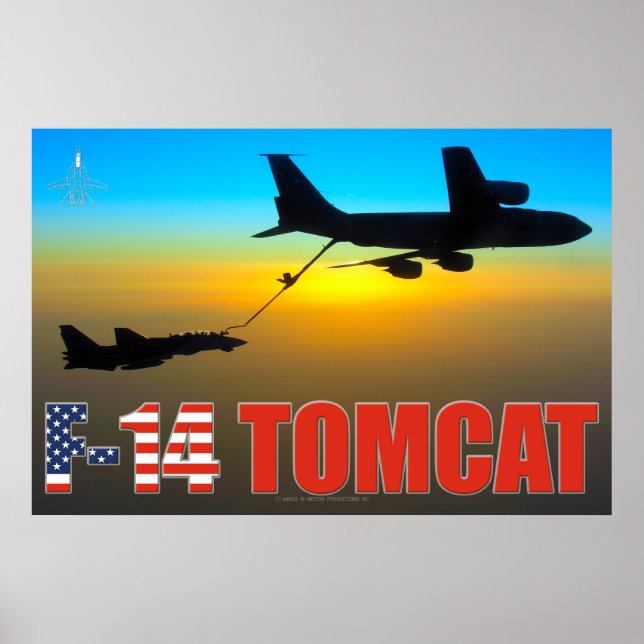 PÓSTER F-14 POSTER TOMCAT "REFUELTE" (Frente)