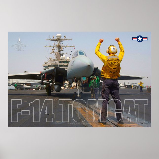 PÓSTER F-14 TOMCAT (Frente)
