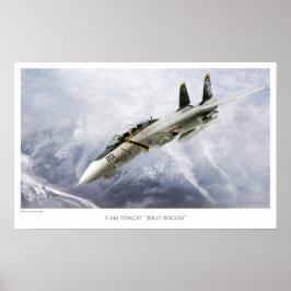 PÓSTER F-14A TOMCAT VF-84 JOLLY ROGERS