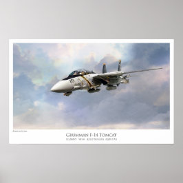 PÓSTER F-14A TOMCAT VF-84 JOLLY ROGERS