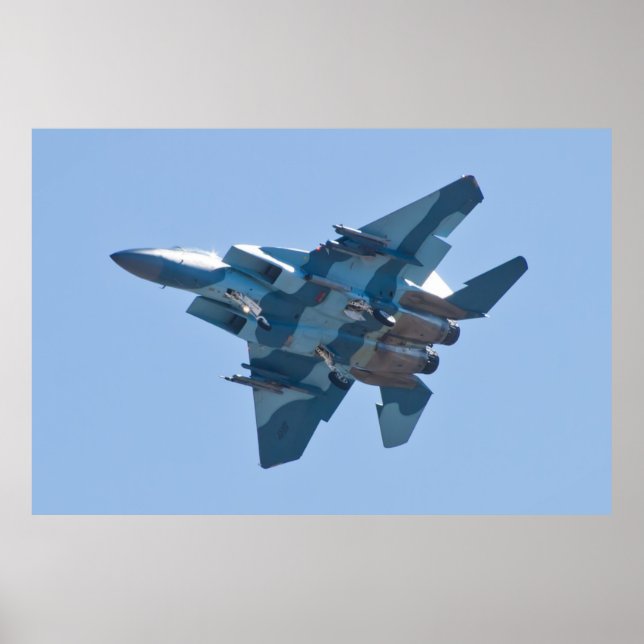 Póster F-15D Eagle WA AF 80 0058 Banca (Frente)