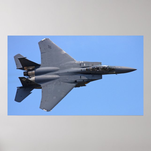 Póster F-15E Poster de águila de ataque (Frente)