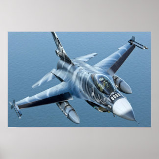 Póster F-16 Combatiendo el Halcón con alta definición