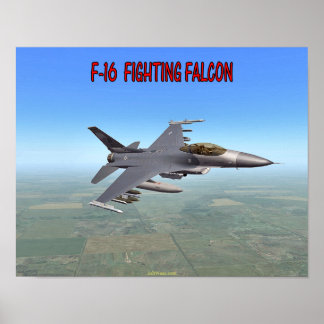 PÓSTER F-16 FIGHTING FALCON