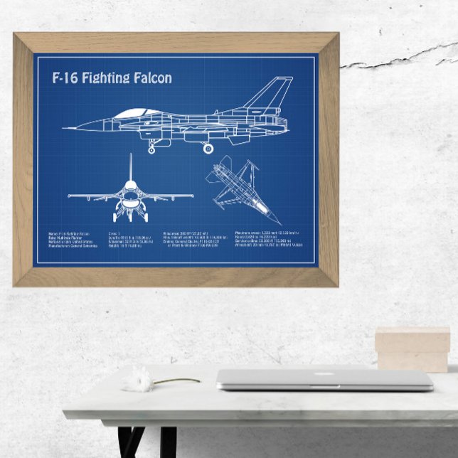 Póster F-16 Fighting Falcon - Planes de Planes de Plano d (Subido por el creador)