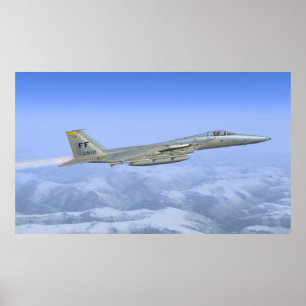 Póster F-16 huelga Eagle