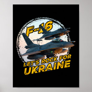 Póster F-16 Ucrania 