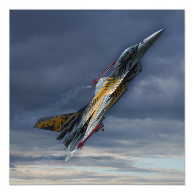 Póster F-16 XTM X-Tiger (Anverso)