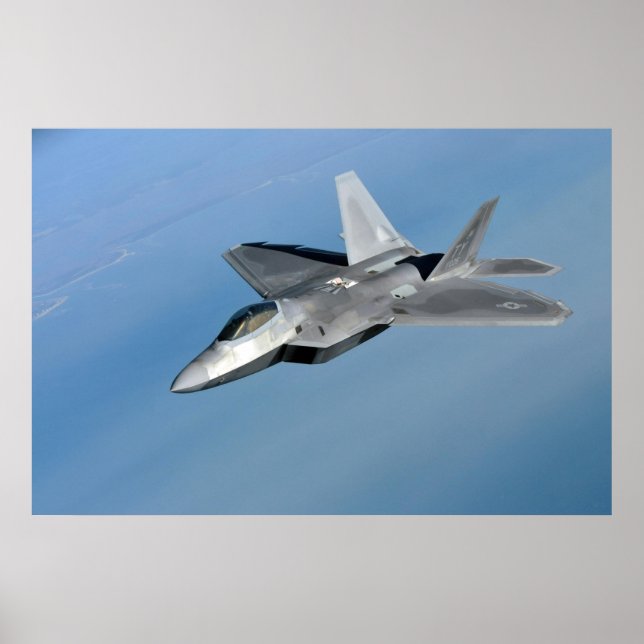 Póster F-22 Avión Raptor (Frente)