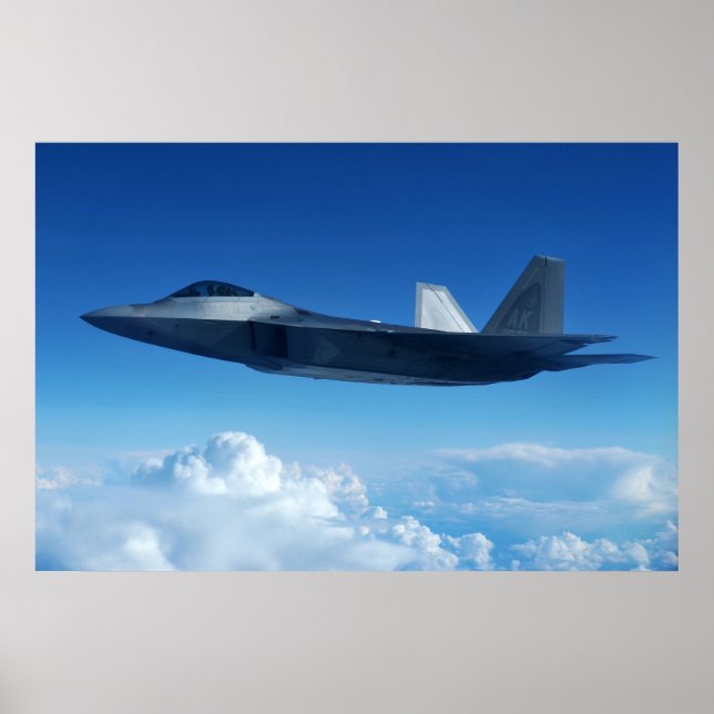 Póster F-22 Avión Raptor (Frente)