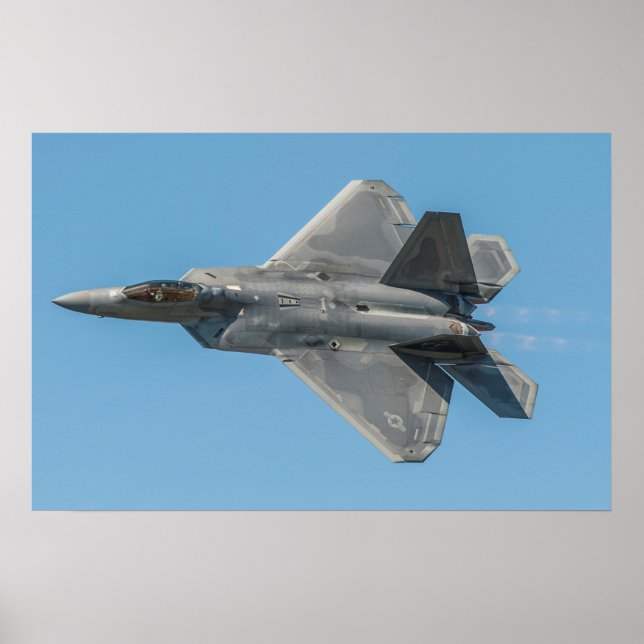 Póster F-22 Avión Raptor (Frente)