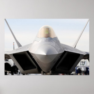 Póster F-22 Avión Raptor