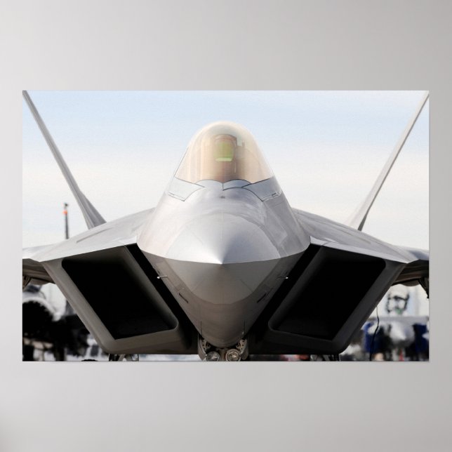 Póster F-22 Avión Raptor (Frente)