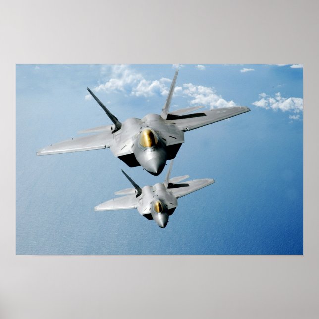 Póster F-22 Avión Raptor (Frente)