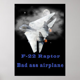 Póster F-22 Raptor designs
