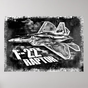 PÓSTER F-22 RAPTOR NULO