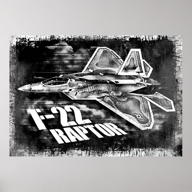 PÓSTER F-22 RAPTOR NULO (Frente)