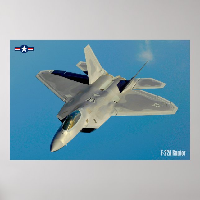 PÓSTER F-22A RAPTOR (Frente)
