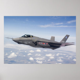 Póster F-35 aviones del relámpago II