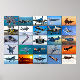 PÓSTER F-35 LUCES II "MONTAJE"
