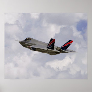 Póster F-35A Lightning II Joint Strike Fighter Aircraft