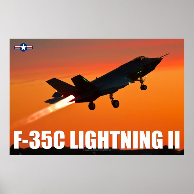 PÓSTER F-35C LIGHTNING II (Frente)