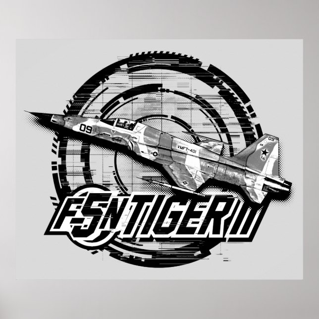 Póster F-5N Tigre II (Frente)