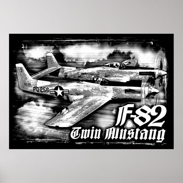 Póster F-82 Twin Mustang (Frente)