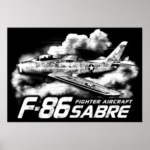 Póster F-86 Saber