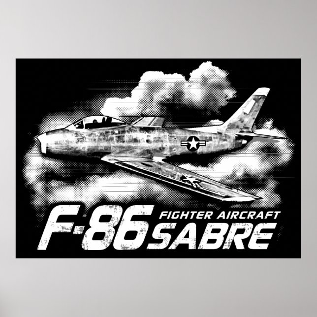 Póster F-86 Saber (Frente)