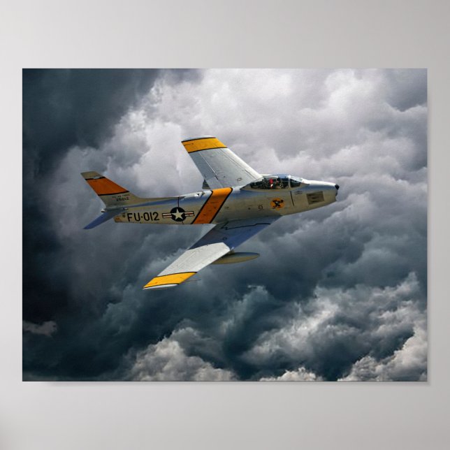 Póster F-86 Saber (Frente)