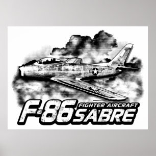 Póster F-86 Saber