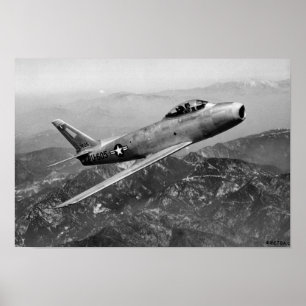 Póster F-86A Saber