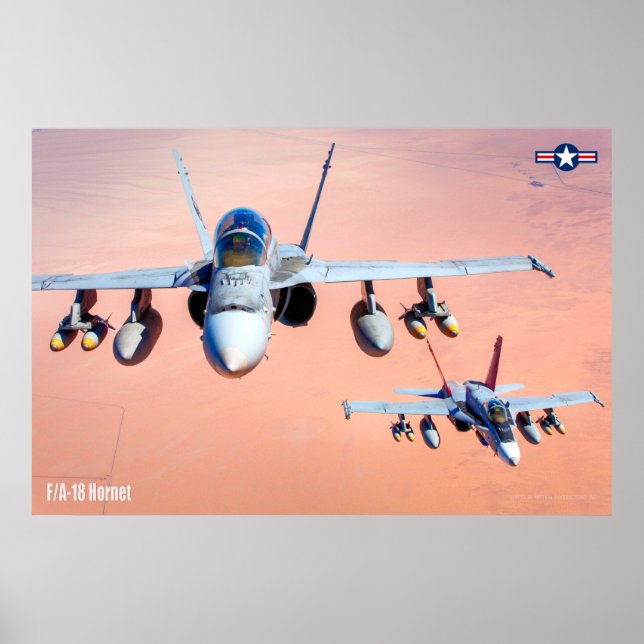 PÓSTER F/A-18 HORNET (Frente)