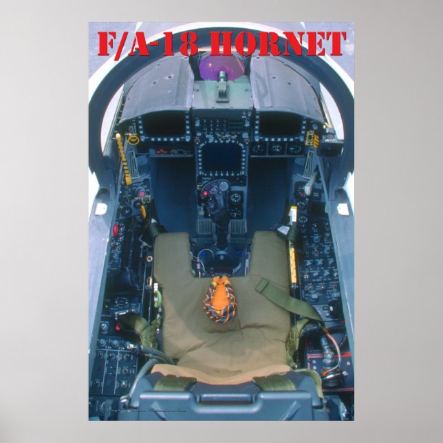 Póster F/A-18 Poster Cockpit (Frente)