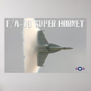 PÓSTER ¡F/A-18 SUPER HORNET BOOM!