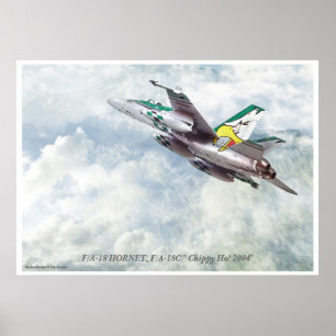 Póster F/A-18C " Chippy Ho! 2004"