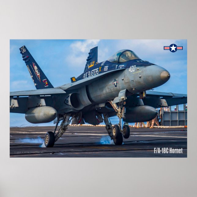PÓSTER F/A-18C HORNET (Frente)