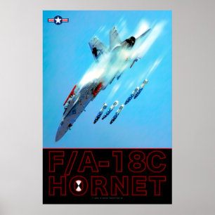 PÓSTER F/A-18C HORNET