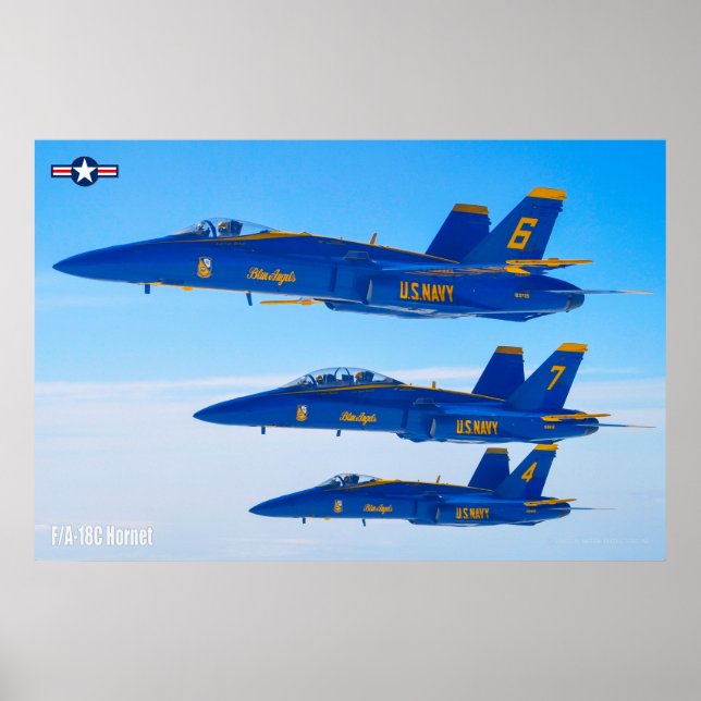 PÓSTER F/A-18C HORNET (Frente)