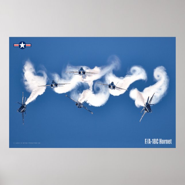 PÓSTER F/A-18C HORNET (Frente)
