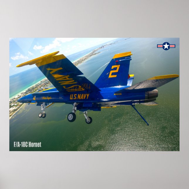 PÓSTER F/A-18C HORNET (Frente)